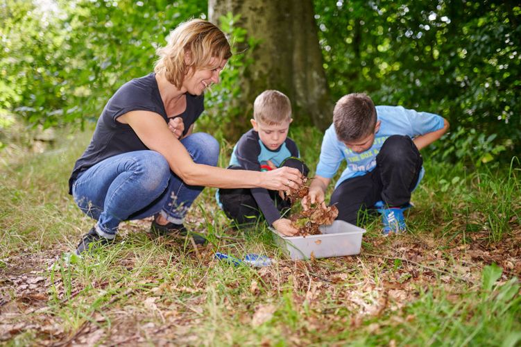 Gemeinsam den Wald entdecken macht Freude und bringt neue Erkenntnisse