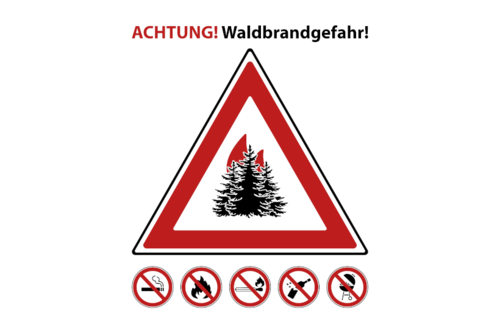 Waldbrandgefahr (Symbolbild)