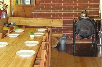 Jugendwaldheim Hartenholm, Der Speisesaal, Schleswig-Holsteinische Landesforsten